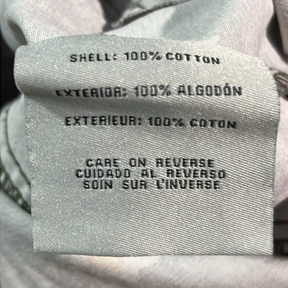 Levi’s NWT 100% Cotton Military Green Floral Printed Field Jacket Size Small - Picture 8 of 10